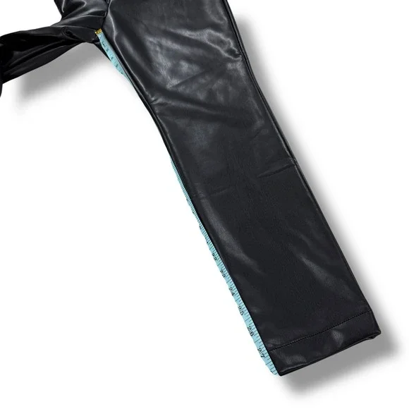 NWT Banana Republic Leggings Womens Size‎ S Faux Leather Black High Rise Pants - Picture 10 of 11